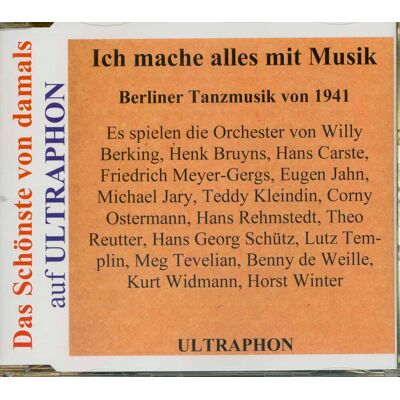 Various - Das Schönste von damals auf Ultraphon - Berliner Tanzmusik von 1941- Das Schönste Von Damals (CD) Various - Das Schönste von damals auf Ultraphon - Berliner Tanzmusik von 1941- Das Schönste Von Damals (CD)