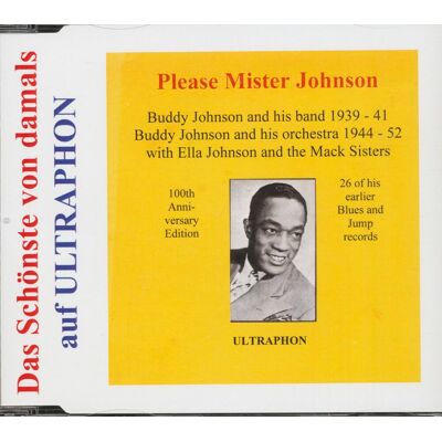 Johnson, Buddy - Please Mister Johnson - Das Schönste Von Damals (CD) Johnson, Buddy - Please Mister Johnson - Das Schönste Von Damals (CD)