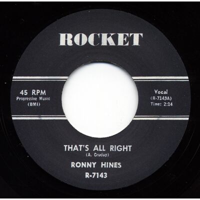 Hines, Ronny - That's All Right - I've Got A Woman (7inch, 45rpm) Hines, Ronny - That's All Right - I've Got A Woman (7inch, 45rpm)