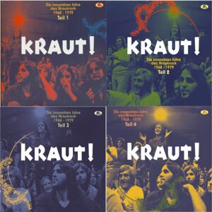 Various - Kraut! - Teil 1-4 - KRAUT! - Die innovativen Jahre des Krautrock 1968-1979 (8-CD)