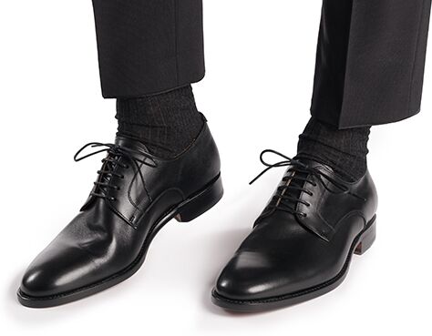 SHOEPASSION No. 530  Plain Derby Rahmengenähter Business- oder Freizeitschuh für Herren Schwarz Schwarz 9.5 Herren SHOEPASSION No. 530  Plain Derby Rahmengenähter Business- oder Freizeitschuh für Herren Schwarz Schwarz 9.5 Herren
