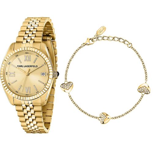 Karl Lagerfeld Uhren-Set Timeless Code R0553108501