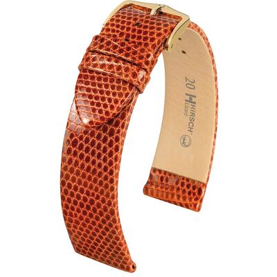 Hirsch Lederband Lizard 01766170-1-16 Hirsch Lederband Lizard 01766170-1-16