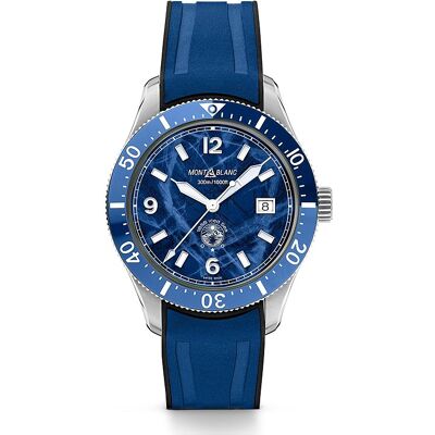 Montblanc Taucheruhr Montblanc 1858 Iced Sea Automatic Date 129370 Montblanc Taucheruhr Montblanc 1858 Iced Sea Automatic Date 129370