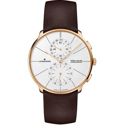 Junghans Chronograph fein Chrono MEGA Solar 59720100 Junghans Chronograph fein Chrono MEGA Solar 59720100