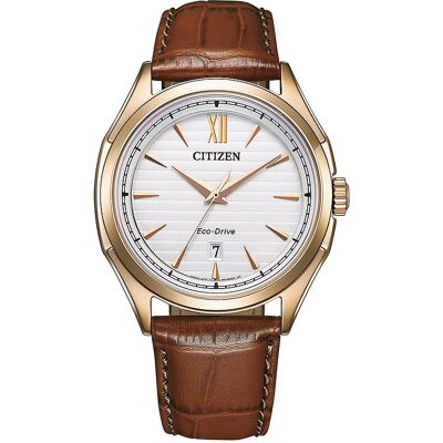 Citizen Herrenuhr Leder Eco Drive AW1753-10A Citizen Herrenuhr Leder Eco Drive AW1753-10A