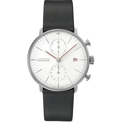 Junghans Unisexuhr max bill Chronoscope Bauhaus 27430302 Junghans Unisexuhr max bill Chronoscope Bauhaus 27430302