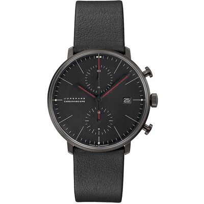 Junghans Herrenuhr max bill Chronoscope Bauhaus 27440902 Junghans Herrenuhr max bill Chronoscope Bauhaus 27440902