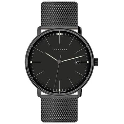 Junghans Unisexuhr max bill Quarz 41466046 Junghans Unisexuhr max bill Quarz 41466046