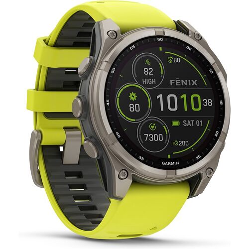 Garmin Smartwatch Fenix 8 - 47 mm Solar Sapphire Graphit Titanium Titan 010-02906-21