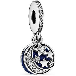 Pandora Charm Moments Moon & Blue Sky 791993CZ Pandora Charm Moments Moon & Blue Sky 791993CZ