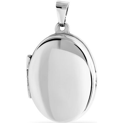FAVS Silber Medaillon - Klassischer Oval Anhänger - Medaillon FAVS Silber Medaillon - Klassischer Oval Anhänger - Medaillon