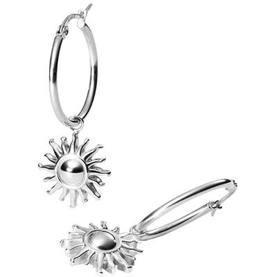 Purelei Charm Core Collection Earring-Sun-Silver Purelei Charm Core Collection Earring-Sun-Silver