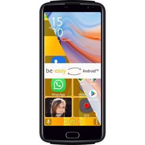 Bea-fon Senioren-Smartphone M7 Premium, Android 11, SOS-Knopf, Fingerabdrucksensor, Induktionsladen
