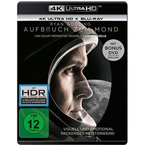 Damien Chazelle - GEBRAUCHT Aufbruch zum Mond (4K Ultra HD) (+ Blu-ray 2D) (+ Bonus-DVD) - Preis vom 28.03.2024 06:04:05 h