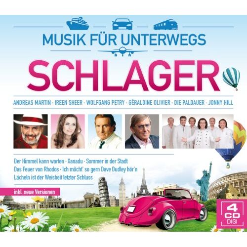 Various – GEBRAUCHT Schlager – Musik für Unterwegs (60 Hits auf 4 CDs) mit Andreas Martin, Ireen Sheer, Wolfgang Petry, die Paldauer, Jonny Hill, uva. – Preis vom 22.12.2023 05:50:38 h