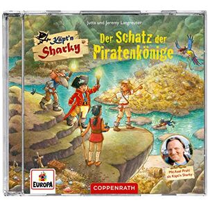 Jutta Langreuter - GEBRAUCHT CD Hörspiel: Käpt'n Sharky - Der Schatz der Piratenkönige (Käpt'n Sharky (Bilderbücher)) - Preis vom 09.05.2024 04:53:29 h