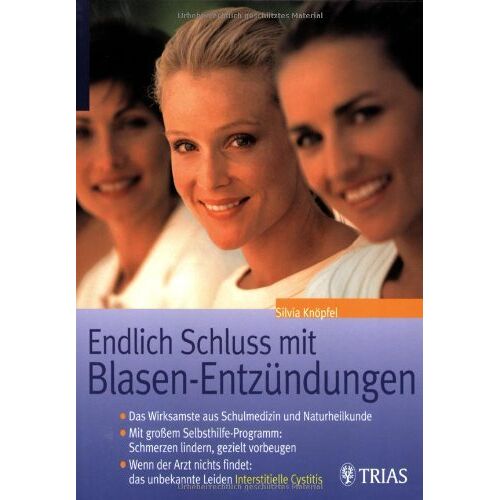 Silvia Knöpfel – GEBRAUCHT Endlich Schluss mit Blasenentzündungen: Das Wirksamste aus Schulmedizin und Naturheilkunde. Mit großem Selbsthilfe – Programm: Schmerzen lindern, … das unbekannte Leiden Interstitielle Cystitis – Preis vom 08.01.2024 05:55:10