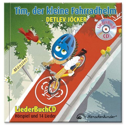 Detlev Jöcker - Tim, der kleine Fahrradhelm: LiederBuchCD über das Fahrradhelm tragen und Fahrradfahren lernen - Preis vom 25.01.2022 05:58:03 h
