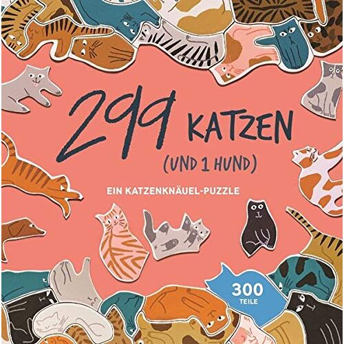Léa Maupetit - 299 Katzen (und 1 Hund): Ein Katzenknäuel-Puzzle - Preis vom 24.05.2022 04:37:49 h
