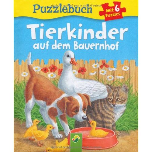 Bob Bampton - Puzzlebuch Tierkinder auf dem Bauernhof: Mit 6 Puzzles á 6 Teilen - Preis vom 11.01.2022 06:03:25 h