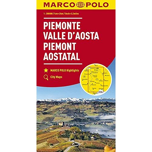 – GEBRAUCHT MARCO POLO Karten 1:200.000: MARCO POLO Karte Italien Blatt 1 Piemont, Aostatal 1:200 000 – Preis vom 04.01.2024 05:57:39 h