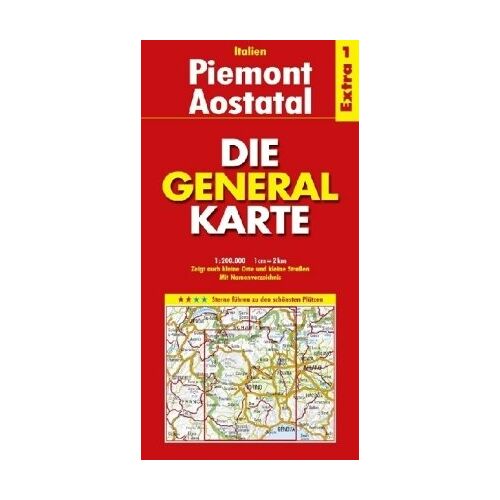 – GEBRAUCHT Die Generalkarte Italien Extra 1 Piemont – Aostatal 1:200.000 – Preis vom 04.01.2024 05:57:39 h
