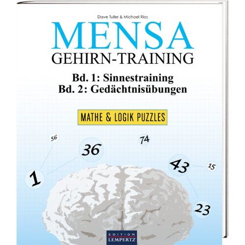 Dave Tuller - Mensa Gehirn-Training - Mathe und Logik Puzzle: Mathe & Logik Puzzles - Preis vom 24.05.2022 04:37:49 h