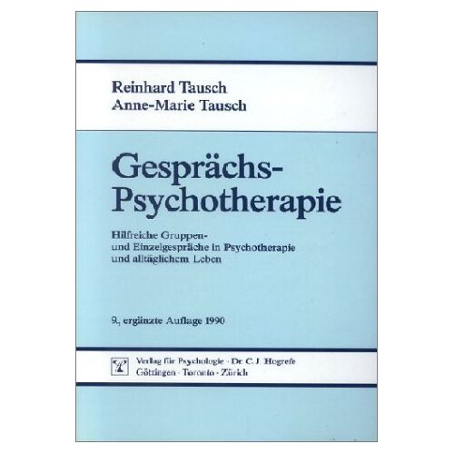 Reinhard Tausch - Gesprächspsychotherapie - Preis vom 08.01.2022 06:00:31 h