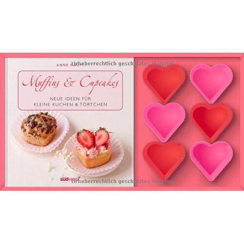 Anne Haupt – GEBRAUCHT Muffins & Cupcakes-Set: Neue Ideen für kleine Kuchen & Törtchen. Buch mit Silikonförmchen – Preis vom 08.01.2024 05:55:10 h