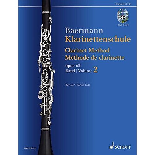 Carl Baermann - GEBRAUCHT Klarinettenschule: Band 2: No. 34-52. op. 63. Klarinette in B. Ausgabe mit 2 CDs. (Baermann - Klarinettenschule) - Preis vom 27.01.2023 06:19:02 h