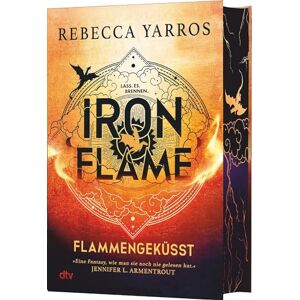 Rebecca Yarros - GEBRAUCHT Iron Flame – Flammengeküsst: Deluxe-Ausgabe mit atemberaubendem Farbschnitt. Roman   Die heißersehnte Fortsetzung des Fantasy-Erfolgs ›Fourth Wing‹ (Flammengeküsst-Reihe, Band 2) - Preis vom 25.04.2024 05:08:43 h