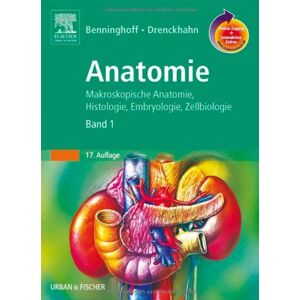 Detlev Drenckhahn - GEBRAUCHT Benninghoff, Drenckhahn, Anatomie mit StudentConsult-Zugang: Makroskopische Anatomie, Histologie, Embryologie, Zellbiologie. Band 1: Zelle, Gewebe, ... Verdauungssystem, Harn- und Genitalsystem - Preis vom 29.04.2024 04:59:55