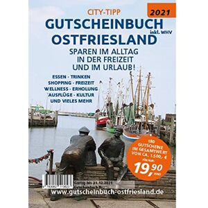 K. Frano-Systems - Inh. Frank Noever e - GEBRAUCHT City-Tipp Gutscheinbuch 2021 Ostfriesland inkl. WHV: Sparen im Alltag, in der Freizeit und im Urlaub. Über 180 Gutscheine für die ganze Familie im ... die ganze Familie im Wert von über 1500 Euro. - Preis