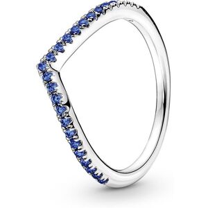 Pandora Ring - Timeless Wishbone blue - 196316C02 Pandora Ring - Timeless Wishbone blue - 196316C02