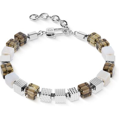 Coeur de Lion Armband - Rauchquarz Graphic Cubes - 092530.1711.0 Coeur de Lion Armband - Rauchquarz Graphic Cubes - 092530.1711.0