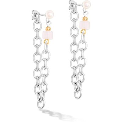 Coeur de Lion Ohrringe - Cool Romantic Cubes & Pearls - 112521.1558.0 Coeur de Lion Ohrringe - Cool Romantic Cubes & Pearls - 112521.1558.0