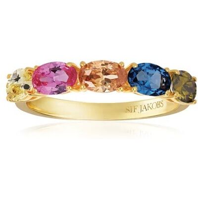 SIF Jakobs Ring - Ellisse Cinque - SJ-R2341-XCZ-YG SIF Jakobs Ring - Ellisse Cinque - SJ-R2341-XCZ-YG