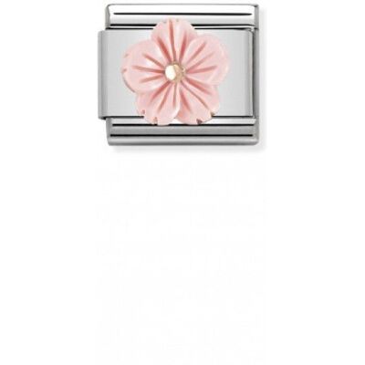 Nomination Charm - Blume und rosa Koralle - 430510/03 Nomination Charm - Blume und rosa Koralle - 430510/03