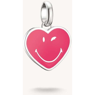 Thomas Sabo Charm - SMILEYWORLD® Heart - CC1294-664-9 Thomas Sabo Charm - SMILEYWORLD® Heart - CC1294-664-9