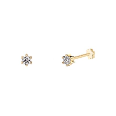 Diara Studios Ohrstecker - Einzel Piercing - DS3203G Diara Studios Ohrstecker - Einzel Piercing - DS3203G