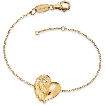 Engelsrufer Armband - Herzflügel - Gold plated - ERB-LILHEARTWING-G Engelsrufer Armband - Herzflügel - Gold plated - ERB-LILHEARTWING-G