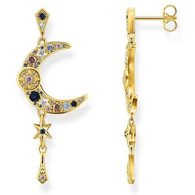 Thomas Sabo Ohrringe - Royalty Mond mit Steine - H2200-959-7 Thomas Sabo Ohrringe - Royalty Mond mit Steine - H2200-959-7