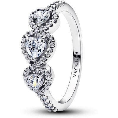 Pandora Ring - Triple heart - 194413C01 Pandora Ring - Triple heart - 194413C01