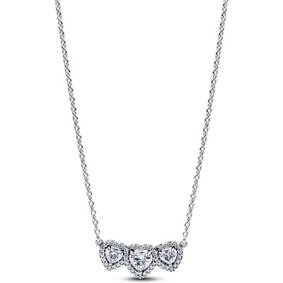 Pandora Halskette - Triple heart - 394412C01-45 Pandora Halskette - Triple heart - 394412C01-45
