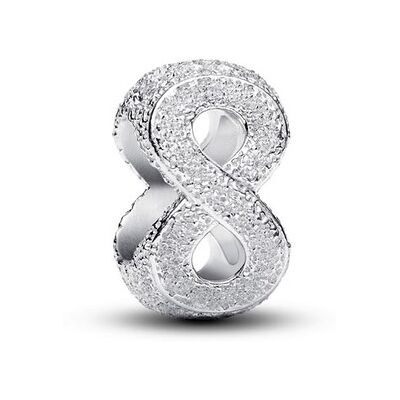 Pandora Charm - Strukturiertes Unendlichkeits-Symbol Mini-Charm - 794523C00 Pandora Charm - Strukturiertes Unendlichkeits-Symbol Mini-Charm - 794523C00