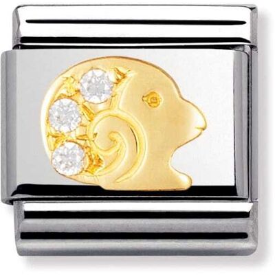 Nomination Classic - STERNZEICHEN Edelstahl, 18K-Gold und Cubic Zirc. (Widder) Nomination Classic - STERNZEICHEN Edelstahl, 18K-Gold und Cubic Zirc. (Widder)