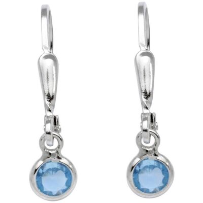 Schneider Basic Ohrringe - Silber - Zirkonia Blau - SK02 Schneider Basic Ohrringe - Silber - Zirkonia Blau - SK02