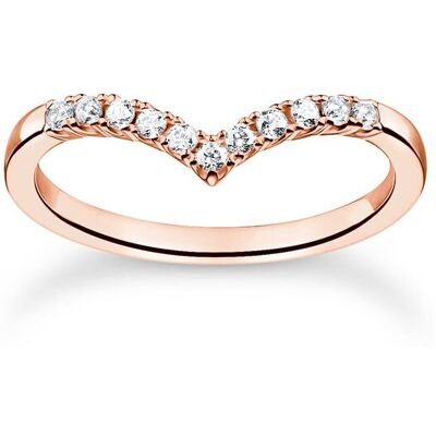 Thomas Sabo Ring - V-Shape - TR2394-416-14 Thomas Sabo Ring - V-Shape - TR2394-416-14