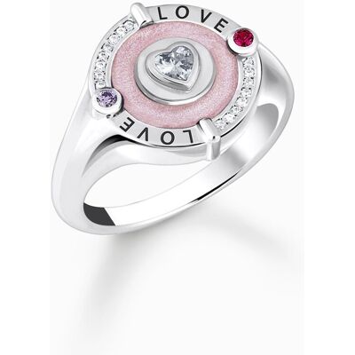 Thomas Sabo Ring - Siegelring mit Herz - TR2447-390-9 Thomas Sabo Ring - Siegelring mit Herz - TR2447-390-9
